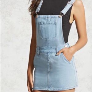 Overall Denim Dress